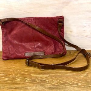 elk — Red Leather Crossbody Bag